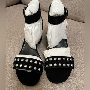 Michael Kors Lena Flex Mid Suede Black 5.5M